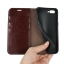 เคส OPPO A12 #เคสฝาพับแบบกระเป๋าสตางค์หนังแท้ Crazy Horse Genuine Leather Wallet Shell