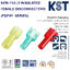 หางปลาเสียบแบนตัวเมียหัวเหลี่ยมหุ้มเต็มแบบใส, NYLON-FULLY INSULATED FEMALE DISCONNECTORS