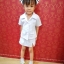 ชุดพยาบาลเด็ก สีขาว รุ่นใหม่
