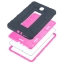 Case Samsung Galaxy Tab A 8.0นิ้ว T350 T351 #เคสไฮบริดกันกระแทกได้ดี PC + TPU มีขาตั้งสวยงามทันสมัย