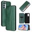 Case OPPO Reno 5 Pro 5G #เคสฝาพับลายคาร์บอนไฟเบอร์มีช่องใส่การ์ด Carbon Fiber Wallet Card Slot Magnet Stand Phone Cover