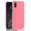 Case Xiaomi Mi 8 Pro #เคสฝาหลังพลาสติกแข็งเคลือบหนัง PU ลายผิวหนังจระเข้