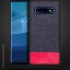 Case Samsung Galaxy S10+ #เคสฝาหลังรูปแบบ Cloth Texture PU Leather + TPU