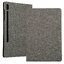 Case Samsung Galaxy Tab S7 SM-T870 SM-T875 #เคสฝาพับผิวเคลือบ Cloth Coated Leather Stand Flip