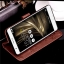 Case Asus Zenfone 3 Ultra ZU680KL #เคสฝาพับมีช่องใส่บัตร Imprinted Clover Leather Wallet