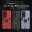 Case Huawei P50 Pro #เคสฝาหลังพลาสติกแข็ง +TPU Hybrid Case มีแหวนสวมนิ้วโลหะ