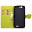 Case Huawei Ascend G7 #เคสฝาพับหนัง PU Leaf Flip Stand Wallet Leather สีสันสวยงาม