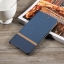 Case LG K8 เคสฝาพับ Cross Texture PU ปกเสริมแผ่นเหล็ก เคสออกแบบสวยงามทันสมัย