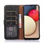 เคส OPPO A15#เคสฝาพับหนัง PU สไตล์กระเป๋าสตางค์สีทูโทนพร้อมช่องใส่การ์ด Luxury Flip Stand Card Phone Leather Wallet Cover Casing