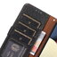 เคส OPPO A15#เคสฝาพับหนัง PU สไตล์กระเป๋าสตางค์สีทูโทนพร้อมช่องใส่การ์ด Luxury Flip Stand Card Phone Leather Wallet Cover Casing
