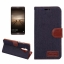 Case Huawei Mate 9 เคสฝาพับหุ้มด้วยผ้าเนื้อแบบกางเกงยีนส์อย่างดี