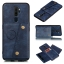Case OPPO A9 (2020) / A5 (2020) #เคสฝาหลัง TPU เคลือบหนัง PU มีที่เก็บบัตร PU Leather Coated TPU Card Holder Magnetic Kickstand
