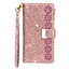 เคส Samsung Galaxy A04s #เคสฝาพับแบบกระเป๋าสตางค์ช่องใส่บัตรหลายช่อง Bling Glitter Case Multi-slot Wallet Zippered Leather พร้อมสายคล้อง