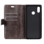 เคส Huawei Y9 (2019) #เคสฝาพับหนัง PU การตกแต่งแบบริ้ว Rivet Decor Crazy Horse Texture
