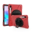 เคส Samsung Galaxy Tab S6 SM-T860 SM-T865 #เคสฝาหลังกันกระแทก X-Shape 360 Degree Rotary Kickstand PC + Silicone มีสายรัดมือ