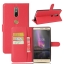 เคส Lenovo Phab 2 Plus สไตล์กระเป๋าสตางค์หนัง PU ลิ้นจี่ มีช่องเสียบบัตร สีสันสดใส