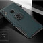Case Huawei Y7 2019 #เคสฝาหลังพลาสติกมีแหวนสวมนิ้ว [แผ่นโลหะแม่เหล็กในตัว] PC + TPU Hybrid Back