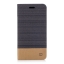 Case Asus Zenfone Live ZB501KL #เคสฝาพับหนัง PU ลายเนื้อผ้าออกแบบเป็นสีทูโทน
