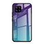 เคส Samsung Galaxy A42 5G #เคสฝาหลัง Gradient Color Glass + PC + TPU Hybrid Case