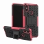 Case Xiaomi Mi A2 Lite #เคสฝาหลังกันลื่น Cool Tyre Pattern Kickstand (PC + TPU)