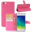 เคส OPPO A57 ฝาพับสไตล์กระเป๋าสตางค์หนัง PU ผิวลิ้นจี่ มีช่องเสียบบัตรสวยๆ สีสันสวยงาม