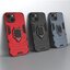 Case iPhone 14 #เคสฝาหลังพลาสติกแข็ง +TPU Hybrid Case มีแหวนสวมนิ้วโลหะ
