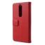 Case Nokia X5 / 5.1 Plus #เคสฝาพับหนัง PU ผิวลิ้นจี่คุณภาพดี Litchi Skin Cell Phone Leather