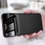 Case Huawei Mate 20 #เคสฝาหลังไฮบริด PU +TPU + glass สีทูโทน Shockproof Leather Mirror Glass Silicone Phone Back Cover