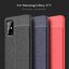 เคส Samsung Galaxy A71 #เคสฝาหลัง TPU ผิวลิ้นจี่ช่วยป้องกันลายนิ้วมือและกันลื่นได้ดี