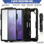 Case Samsung Galaxy Tab A7 10.4" 2020 (T500,T505,T507) #เคสฝาหลังมีสายรัดสวมมือ มีสายคล้องไหล่ 3 Layer Silicon Plastic Stand cover with strap