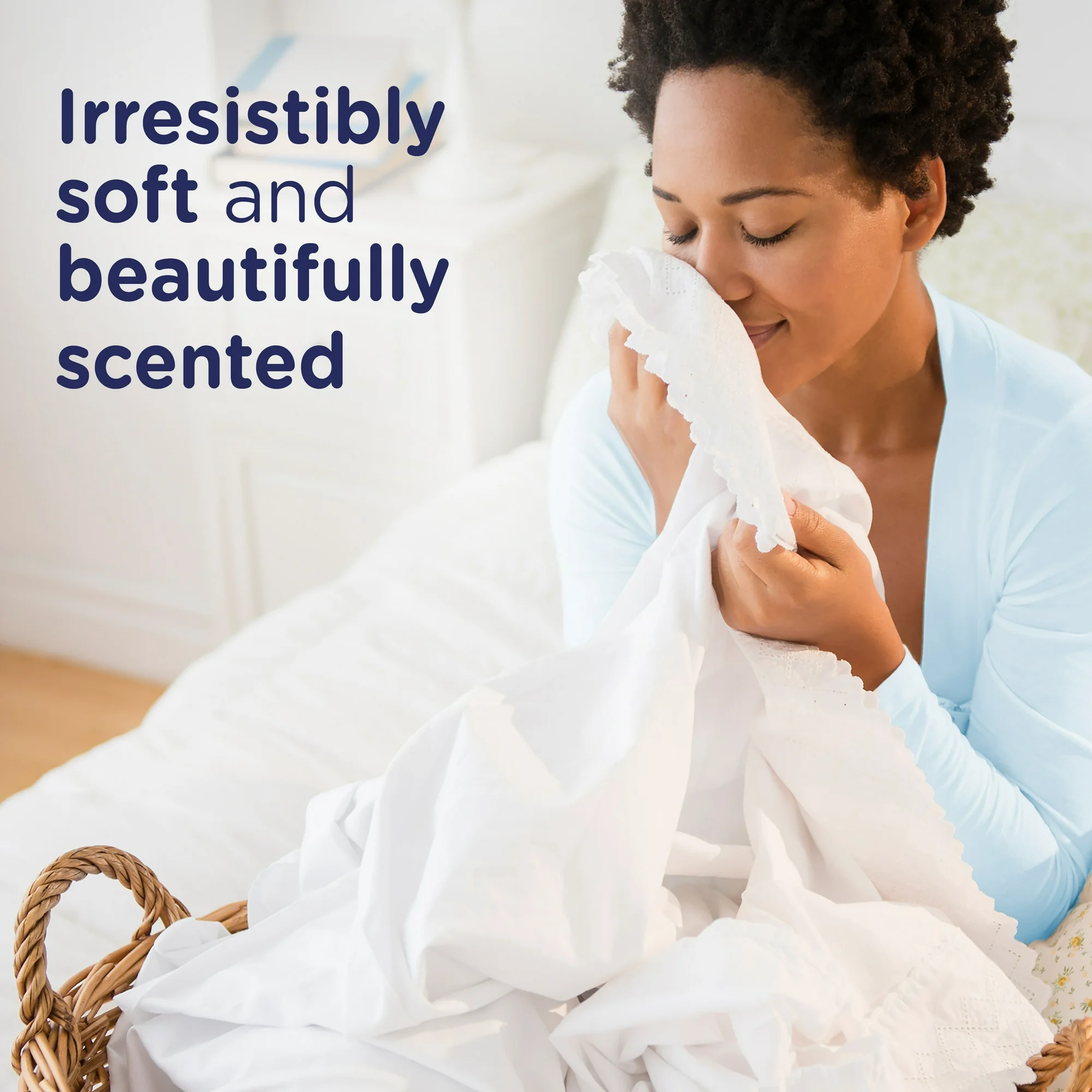 Downy® Cool cotton fraicheur cotonniere dry sheet 240 Sheets แผ่นหอม อบผ้า ดาวน์นี่