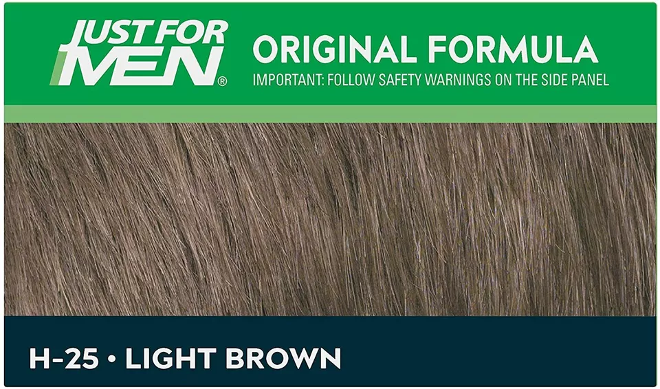 Just For Men® Shampoo-In Color, H-25 Light Brown 38.5 ml แชมพูเปลี่ยนสีผม แชมพูย้อมผม