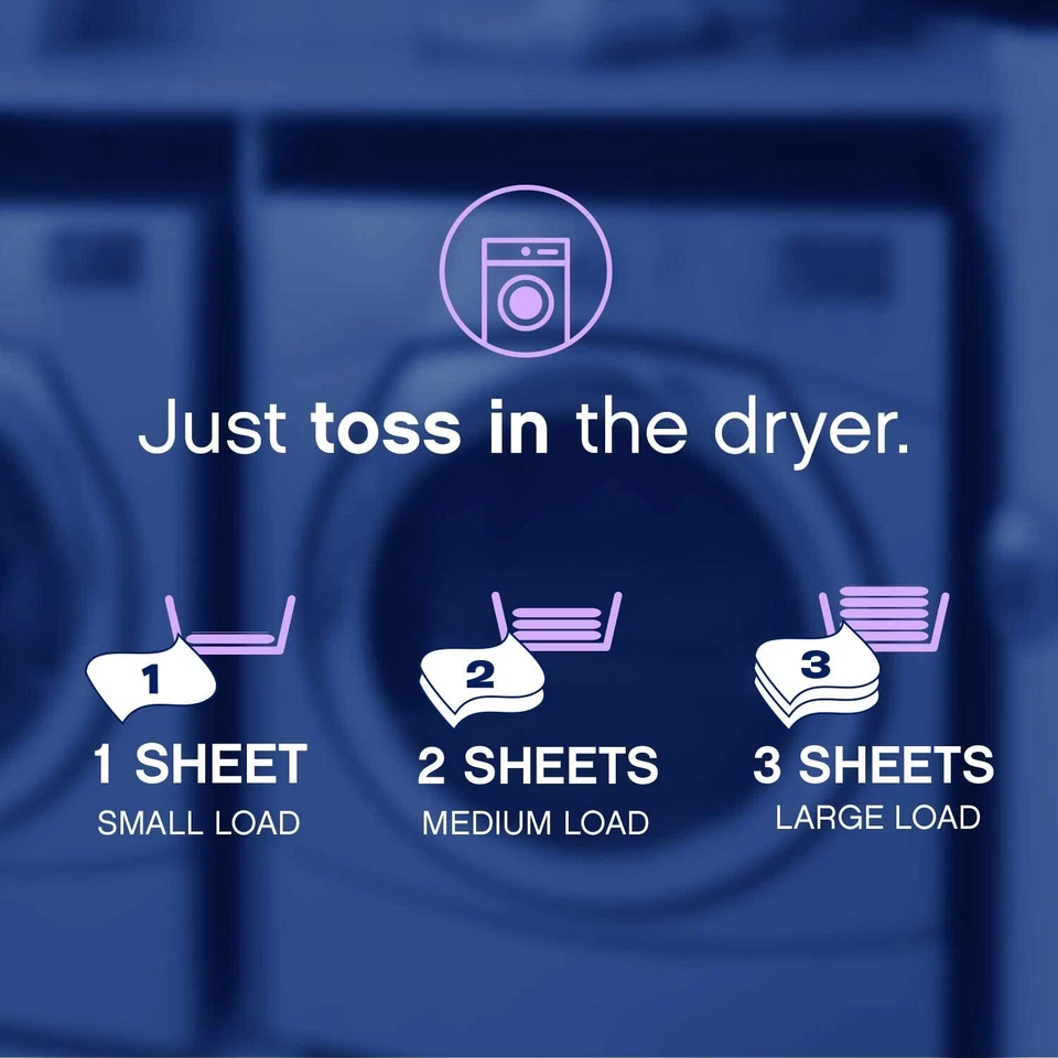 Downy® Infusions Calm Dryer 200 Sheets แผ่นหอมอบผ้า ดาวน์นี่ อินฟิวชั่น