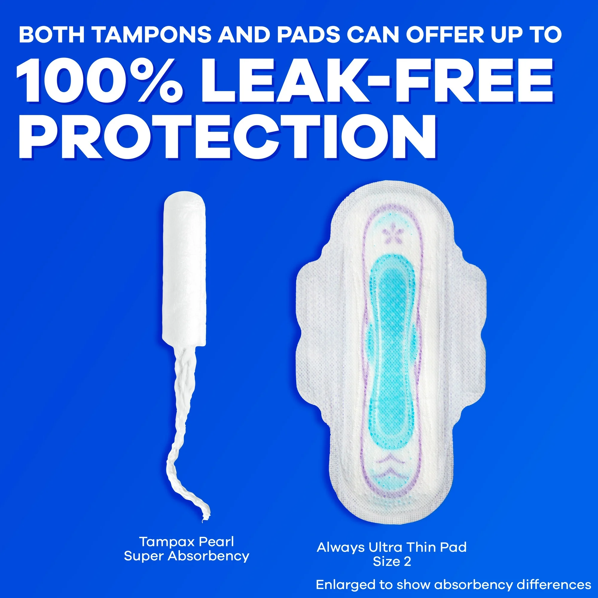 Tampax® Pearl Super Plastic Tampons 5, 15, 18, 36, 50 Count ผ้าอนามัยแบบสอด เหมาะกับวันมาปกติ